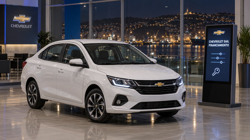 Revisa las condiciones del Chevrolet Sail financiamiento antes de elegir en Chile.